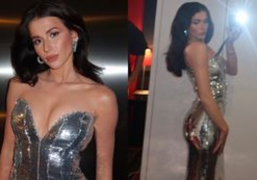 Zmysłowa Roksana Węgiel hipnotyzuje w błyszczącej sukni. Ależ ma figurę!