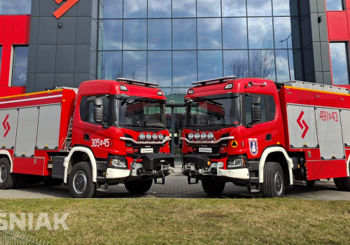 Nowe samochody ratownictwa technicznego małopolskiej straży pożarnej