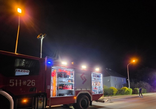 Oleśnica: Pożar przyczepy, w środku zwłoki mężczyzny