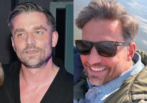 Taki kadr to u Rogacewicza rzadkość. Pokazał się z synem