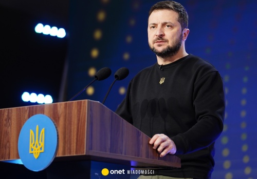 Wołodymyr Zełenski reaguje na wybory na Węgrzech. 