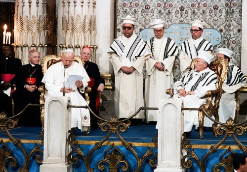 Jan Paweł II w rzymskiej synagodze: przełom w dialogu z Żydami