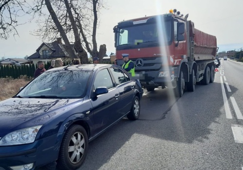 Wypadek na trasie krajowej. Są utrudnienia
