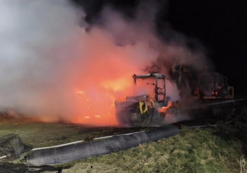 Pożar w pobliżu planowanej Elektrowni Jądrowej Lubiatowo-Kopalino