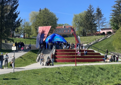 Spacer z mapą po Parku Dolinka