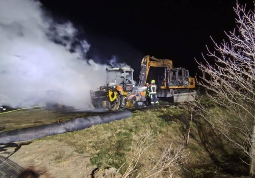 Pożar przy budowie elektrowni jądrowej na Pomorzu