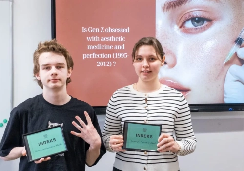 Diana Karamchuk i Łukasz Drewek z Chojnic z indeksami na studia