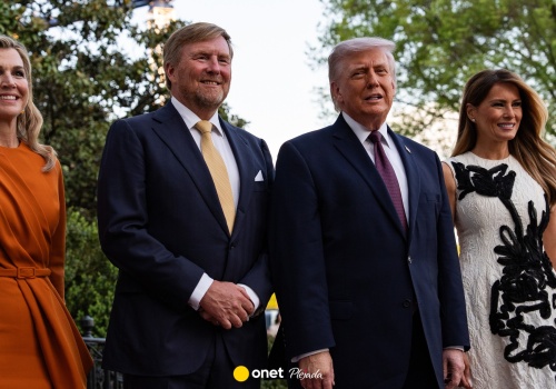 Donald Trump przenocował holenderską parę królewską. To wywołało burzę