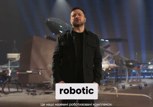 Zełenski: roboty zdobyły pozycję Rosjan. „Bez udziału piechoty”