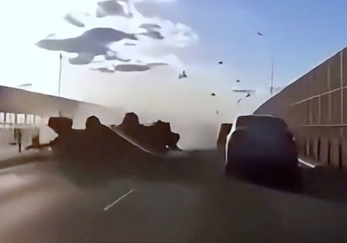 Jest nagranie wypadku w Łomiankach. Policja szuka świadka w czerwonym Renault