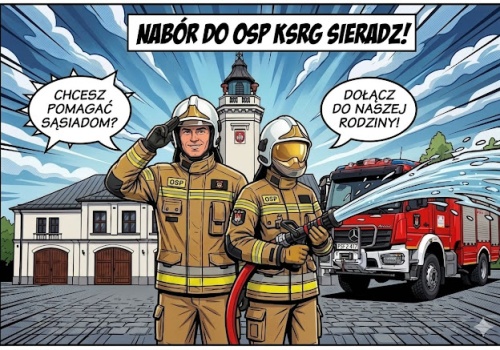 Nabór do OSP w Sieradzu. Jednostka zaprasza nowych członków