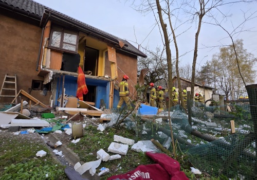 Wybuch gazu w Bieczu. Jedna osoba ranna