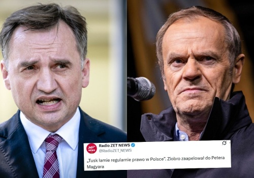 Ziobro zapewnia, że wcale nie uciekł na Węgry, a w ogóle to Tusk jest jak nowotwór