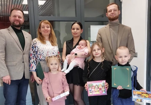 Najmłodsi mieszkańcy Lędzin powitani