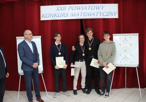 Potyczki w XXII Powiatowym Konkursie Matematycznym