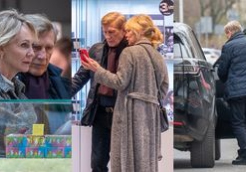 Beata Ścibakówna i Jan Englert podjechali na zakupy do galerii range roverem za ponad 400 TYSIĘCY zł. Tacy to pożyją? (ZDJĘCIA)