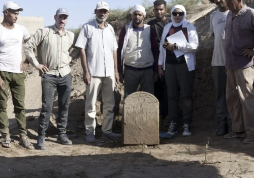 Stela sprzed 2000 lat odkryta w Luksorze. Cesarz Tyberiusz w roli faraona