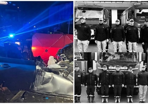 Świdniccy strażacy oddali hołd tragicznie zmarłemu naczelnikowi OSP Trąbki