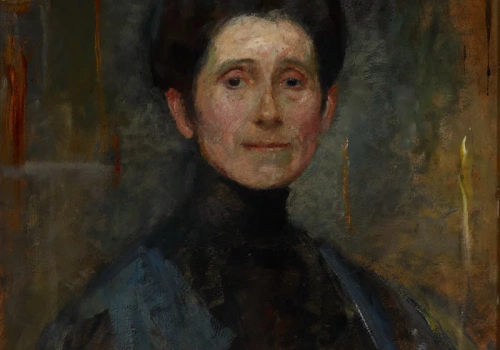 Staromodna starsza pani.  Najzdolniejsza polska portrecistka