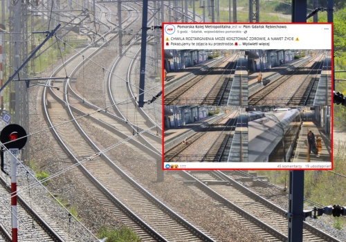 Rozmawiała przez telefon, spadła na tory. 