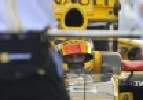 Robert Kubica na torze w Poznaniu, 17.07.2010