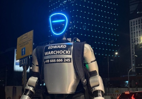 Polski robot-influencer stał się globalną sensacją. Przeganiał dziki w Warszawie