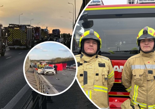 Wstrząsający wypadek na S7. Strażacy z Łomianek nie kryli poruszenia tym, co zastali na miejscu