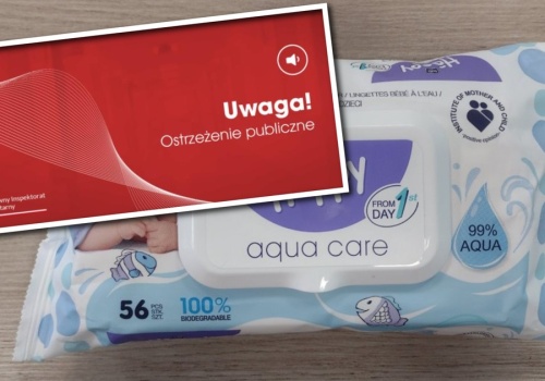 GIS pilnie wycofuje mokre chusteczki dla dzieci! Nie używaj tych partii. Przekroczono normy bakterii