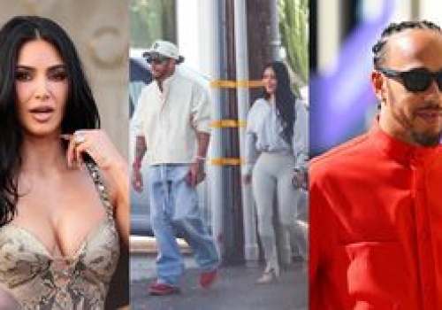 Kim Kardashian i Lewis Hamilton maszerują RAZEM na zakupy. Zakochani (?) oglądali luksusowe dywany (FOTO)