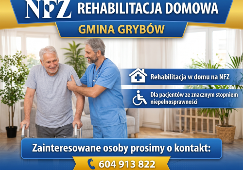 Skorzystaj z rehabilitacji domowej w ramach NFZ!