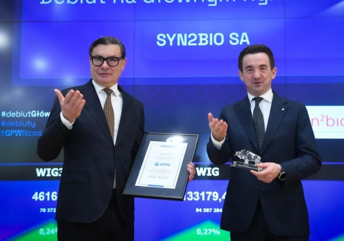 Handel Syn2bio na GPW w końcu ruszył. I to z kopyta