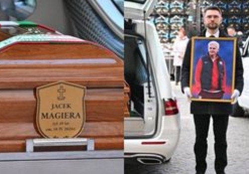 Pożegnanie Jacka Magiery. Wzruszające słowa księdza podczas uroczystości w Warszawie