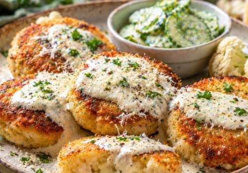 Kotlety z kalafiora w sosie serowym. Szybki przepis na pyszny obiad