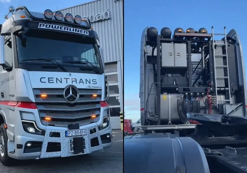 500-tonowy Actros SLT z symbolicznym hołdem dla dawnych Powerlinerów