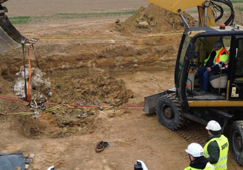 Sensacyjne znalezisko z czasów wojny na budowie drogi S8