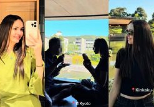 Marcela Leszczak poleciała z NOWYM FACETEM na kolejne wakacje. Tym razem podbijają razem Kyoto. Miłość kwitnie? (ZDJĘCIA)