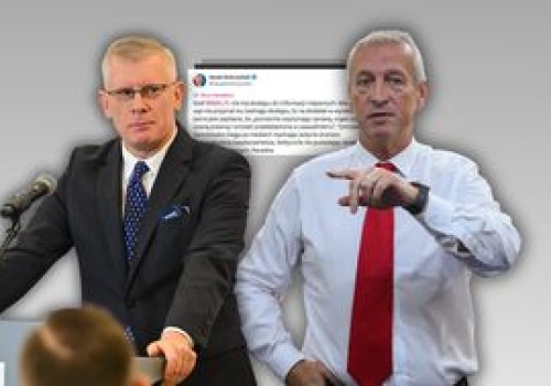 Cenckiewicz pokazał certyfikat. Dobrzyński go wyśmiał