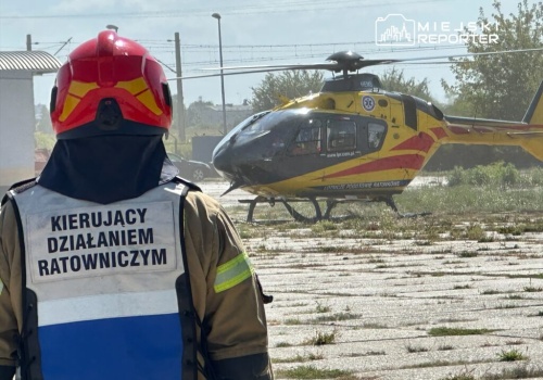 14-latka spadła z elektrycznej hulajnogi. Na miejsce wezwano śmigłowiec LPR