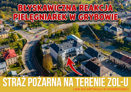 Wieczorna akcja służb w grybowskim ZOL-u
