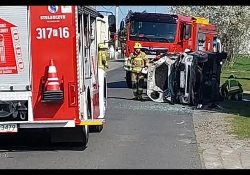 Poważny wypadek w Dobieżynie. Lądował śmigłowiec LPR