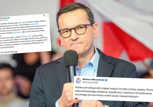 Morawiecki deklaruje, że mimo niechęci władz PiS, nie zrezygnuje ze swojego stowarzyszenia