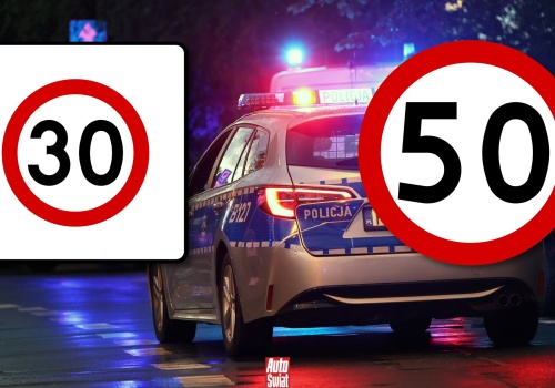 Znak kwadrat B-43 ma większą moc niż okrągłe ograniczenie. Policja prowadzi wielką akcję