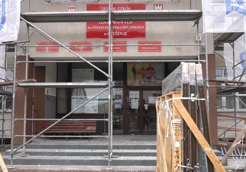 Trwa termomodernizacja ZSOiZ w Czyżewie