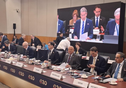 Waszyngton. Domański i Glapiński na spotkaniu G20. Trump: Polska to wspaniały kraj