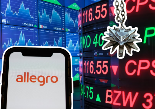 CD Projekt i Allegro ponownie hitami na GPW. To jednak geopolityka rządzi dziś rynkami