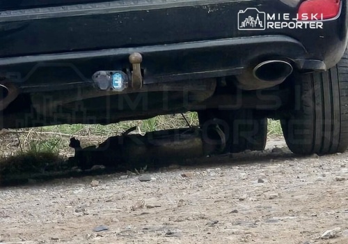 Próba kradzieży katalizatora w Alejach Jerozolimskich. Policja zatrzymała dwie osoby