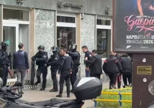 Zuchwały napad na bank w Neapolu