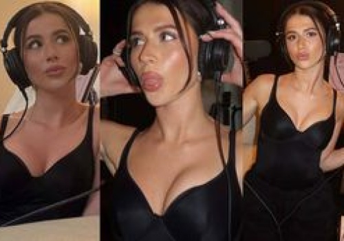 Roksana Węgiel kokietuje w eleganckiej sukience. Zaserwowała fanom widoki prosto ze studia