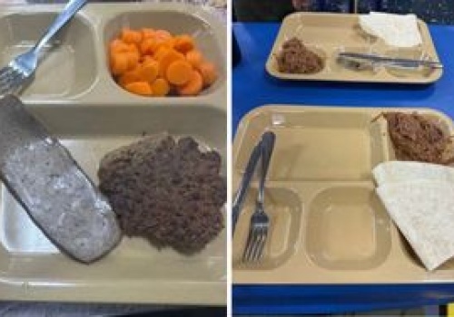 Burza po zdjęciach z okrętu USA. Pokazali posiłki żołnierzy