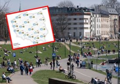 Antycyklon Tilman nad Polską. Nawet ponad 20 stopni